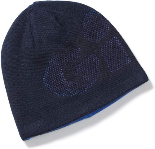 gill gorro de lana reversible de punto cálido de invierno azul navy