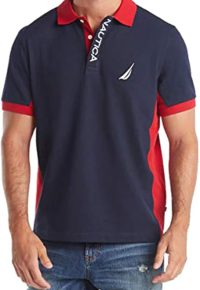 Nautica Polo Shirt Block Performance