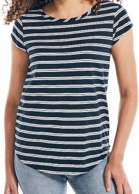 nautica camiseta de manga corta para mujer