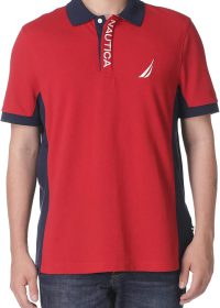 nautica polo shirt block performance