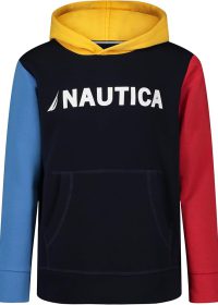 nautica sudadera con capucha de forro polar dniños